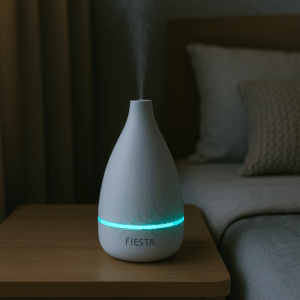 fiesta ultrasonic diffuser – modern essential oil diffuser with led light