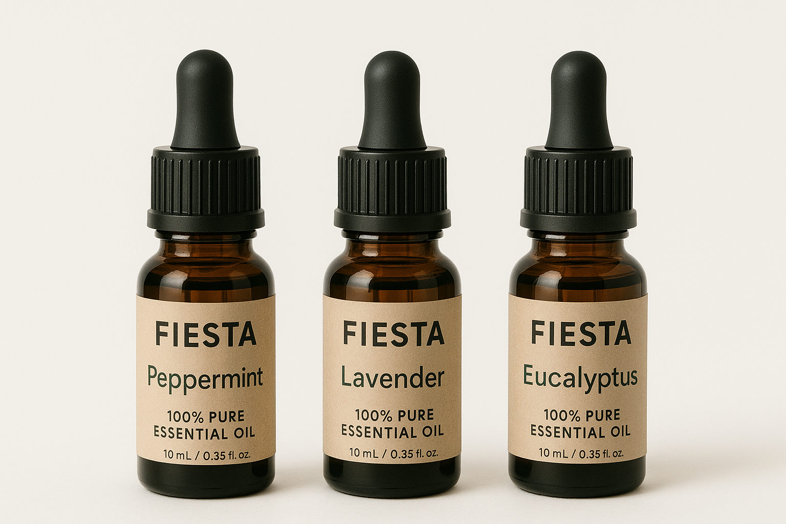 fiesta aromatherapy essential oil set – 100% pure natural oils for relaxation